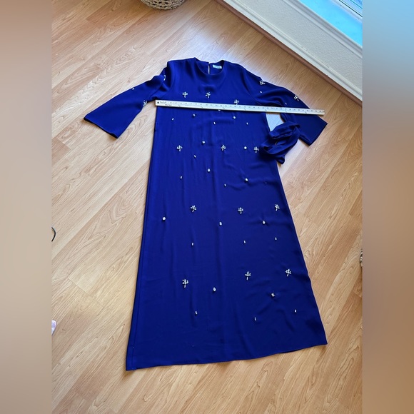 Dark purple diamond Beaded abaya in a size 36 waist belt included large! - Picture 5 of 10